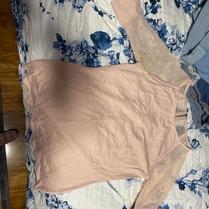 long sleeve pink top!